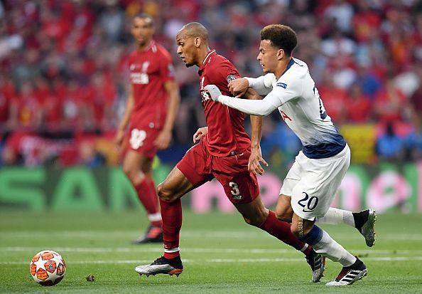 Tottenham Hotspur couldn't get past the Liverpool defence.